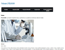 Tablet Screenshot of folaxan.com
